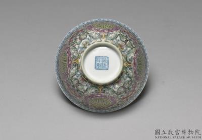 图片[3]-Bowl with shou (longevity) characters and floral decoration in falangcai enamels, Qing dynasty, Qianlong reign (1736-1795)-China Archive